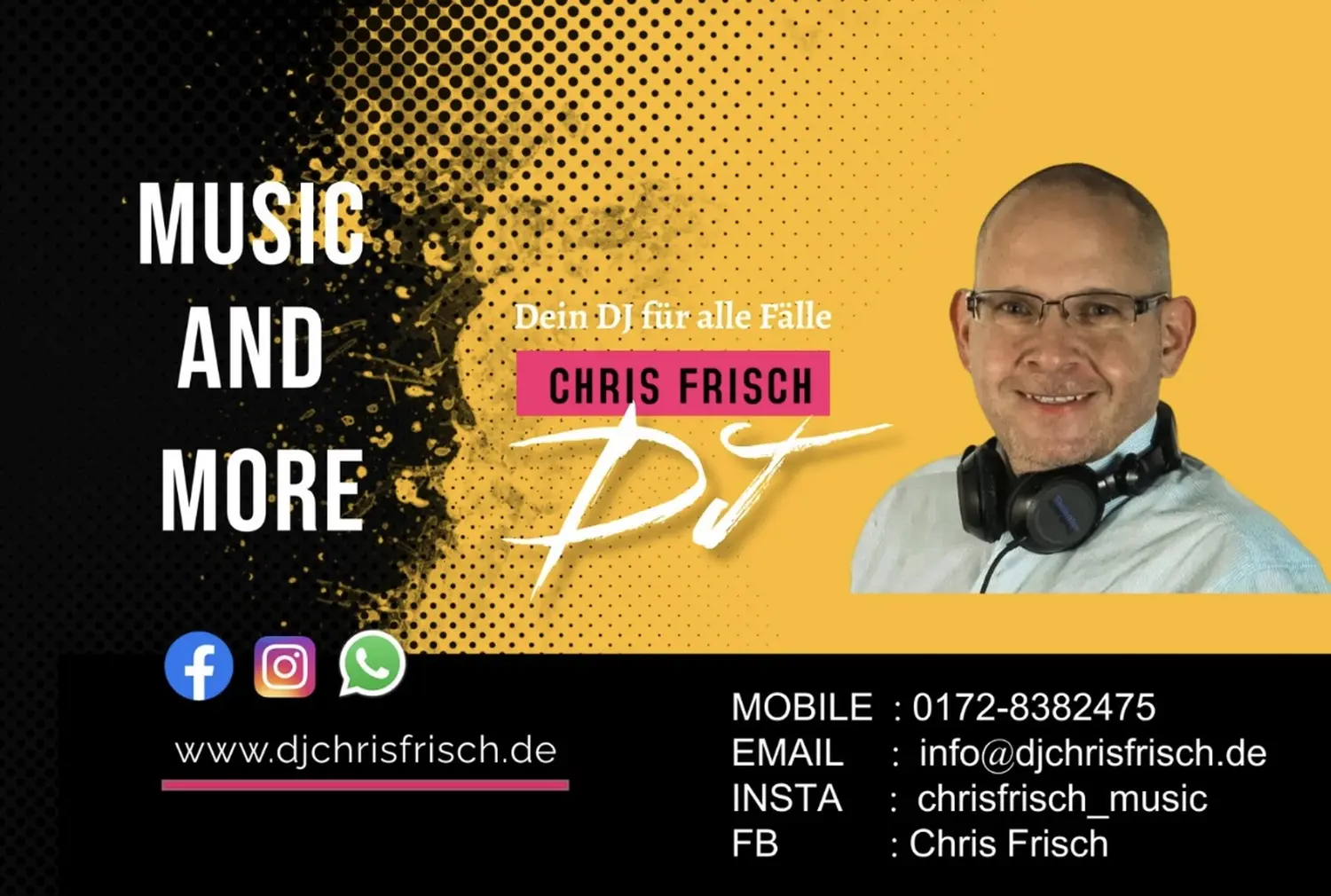 Banner DJ Chris Frisch
